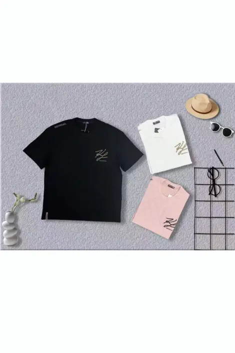 T-shirt homme col rond manches courts à motif