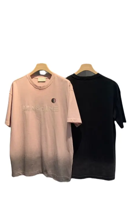 T-shirt homme uni col rond manches courtes à motif "LOADING"