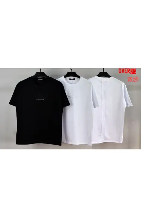 T-shirt homme uni col rond manches courtes à motif "LOS ANGELS"