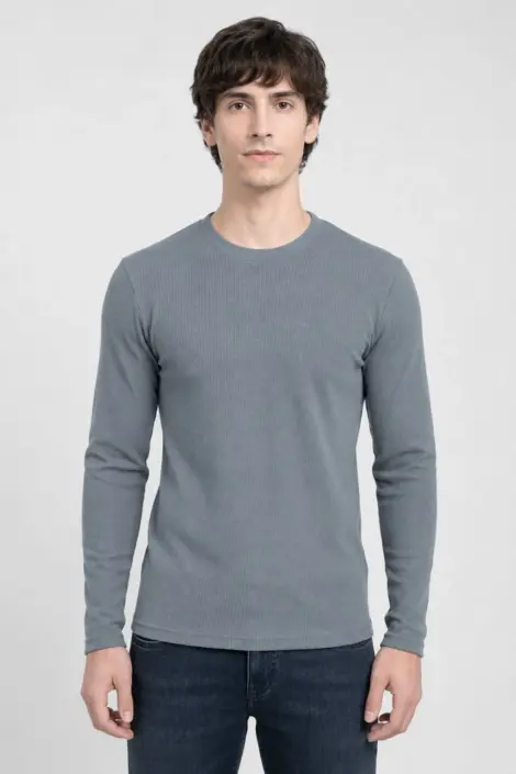 T-shirt Manches Longues Texture Fit