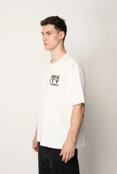 T-shirt MIXITY Floral Typographique