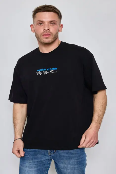 T-shirt Noir Against All Odds