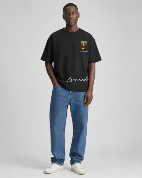 T-shirt Noir Graphic Urban