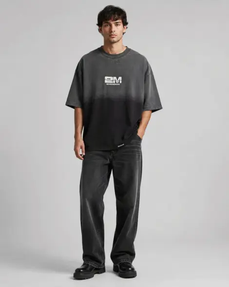 T-shirt Oversize Noir Logo