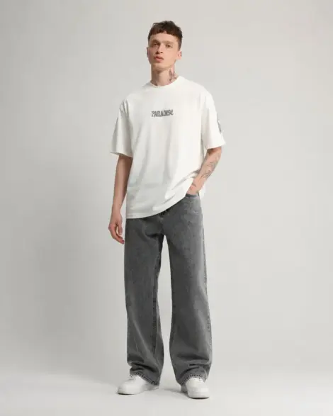 T-shirt Paradise Blanc