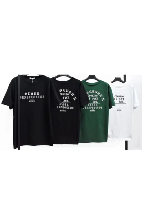 T-shirts uni col rond manches longues avec motif