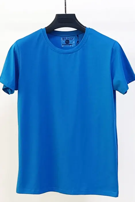 T-shirts uni manches courtes col rond basique
