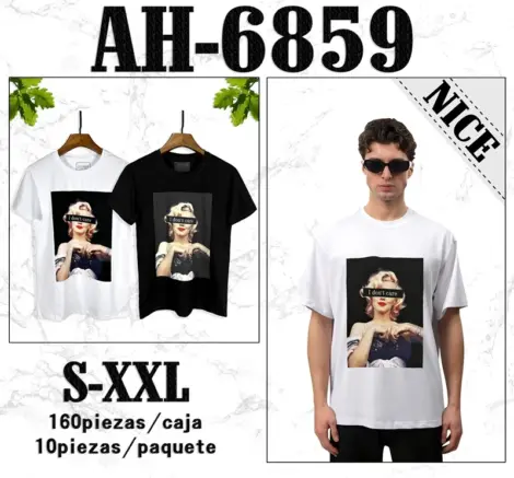 Tshirt regular uni homme avec imprimé à l'avant