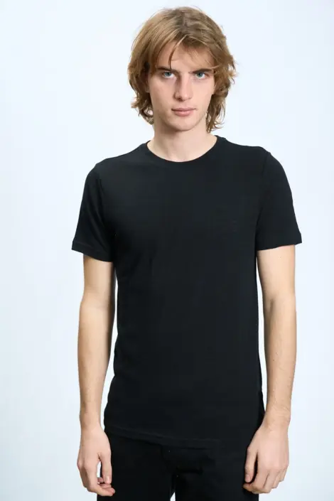 Tshirt uni Homme léger au toucher lin