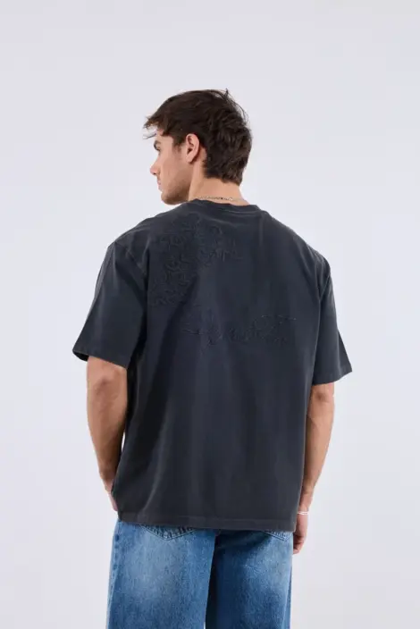 Tshirts uni oversize Homme avec broderie