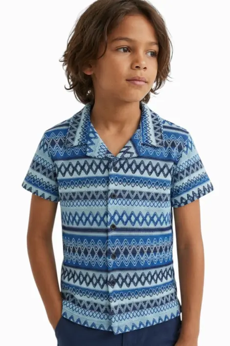 Chemise avec motifs enfant été