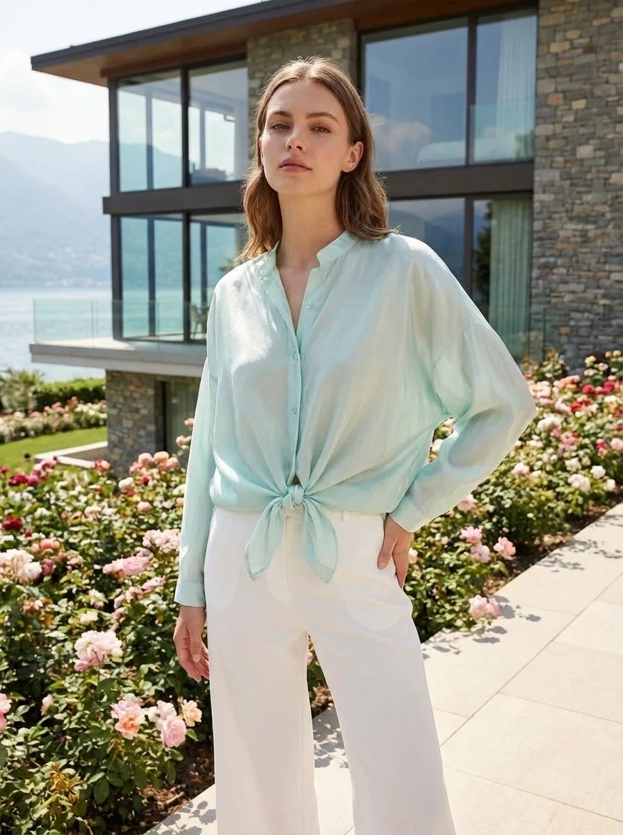 chemise-blouse-85-tencel-a-nouer-fluide-et-ample-manches-longues-effet_vert-clair_6a73313f6073f