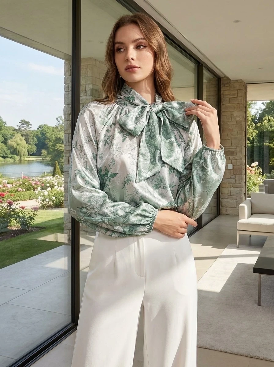 chemise-blouse-fluide-imprime-fleuri-et-broderie-a-col-lavalliere-soie_vert_6a618eaf96c14