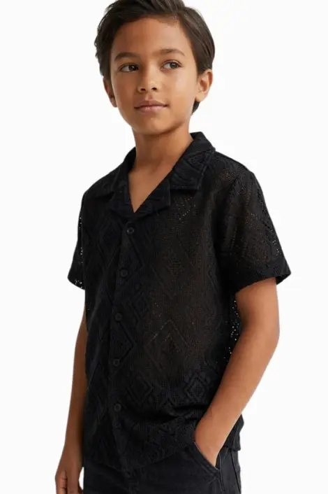 Chemise été avec motifs