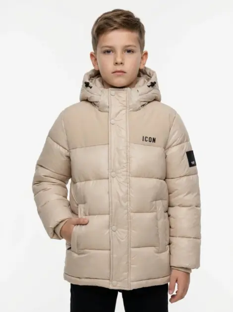 Doudoune enfant bi-matière