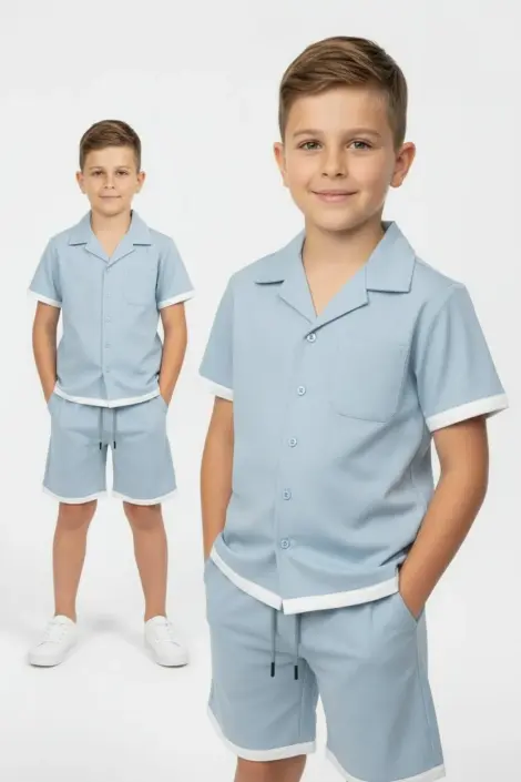 Ensemble chemise short enfant