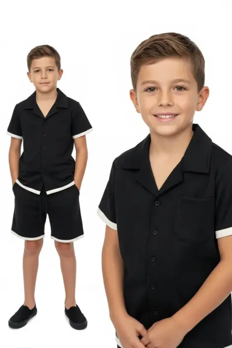 Ensemble chemise short enfant