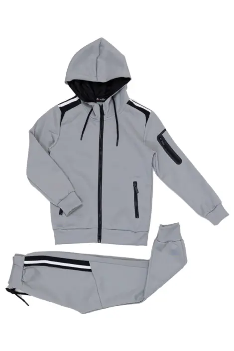 Ensemble jogging avec capuche et zip