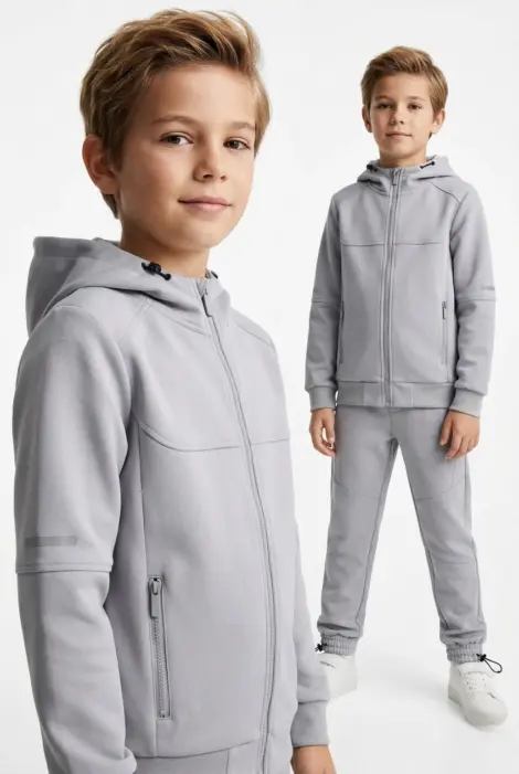 Ensemble jogging avec zip et capuche