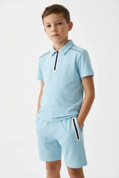 Ensemble polo short enfant garçon