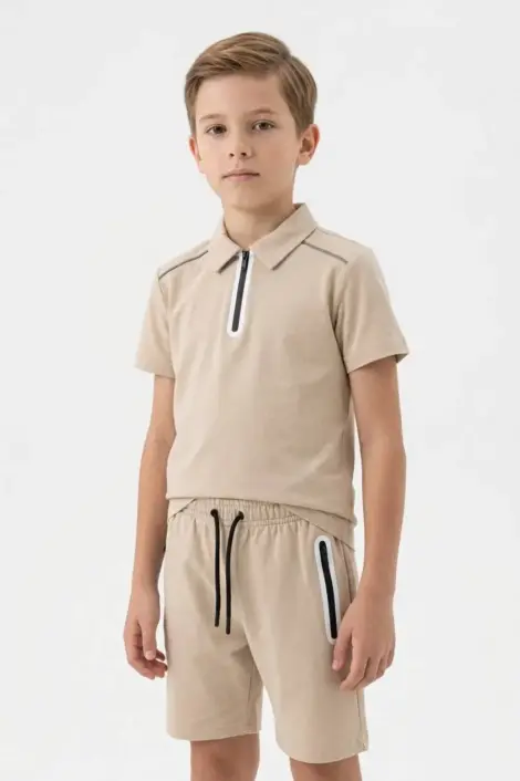 Ensemble polo short enfant