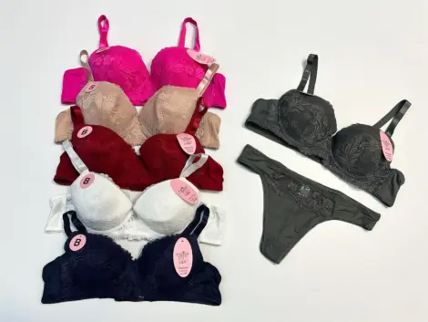 Ensemble soutien gorge avec string