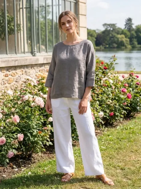 Haut Oversize en Lin