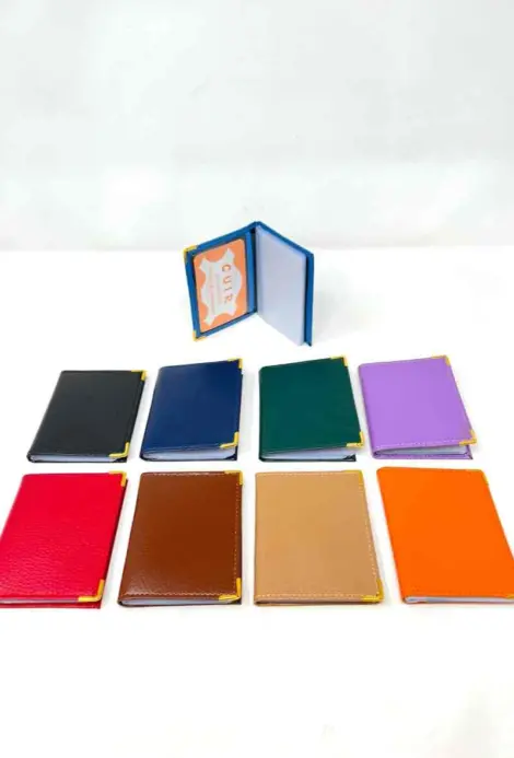 Porte-cartes pochettes transparentes