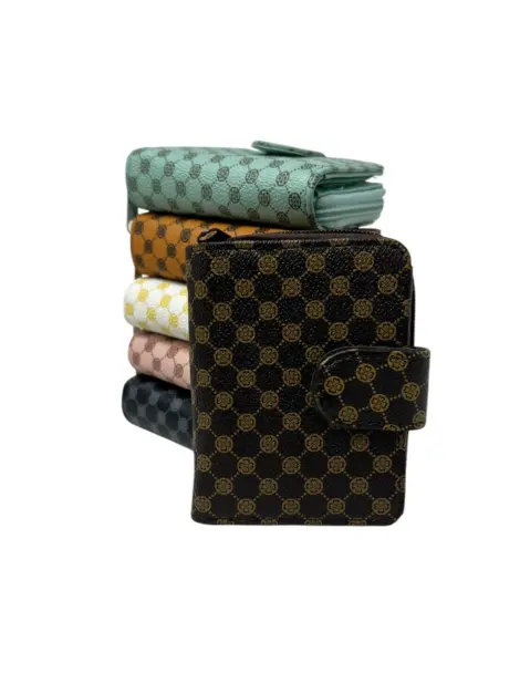 Porte-monnaie Femme Multi-cartes Espèces Croco Effet - GRAND