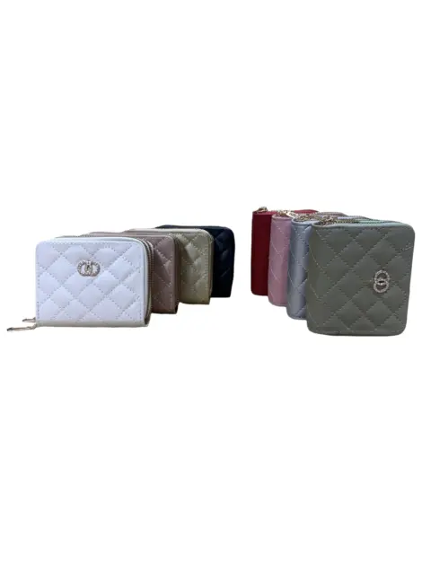 Porte-monnaie Uni Femme Multi-cartes Espèces