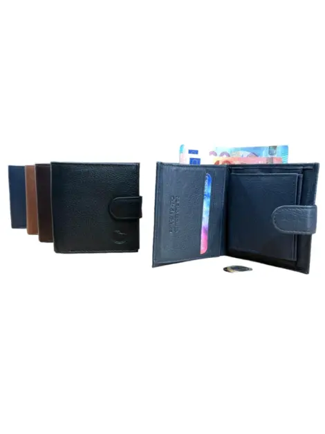 Portefeuille Homme Cuir - RFID Protection 100% Cuir - Avec boite cadeau