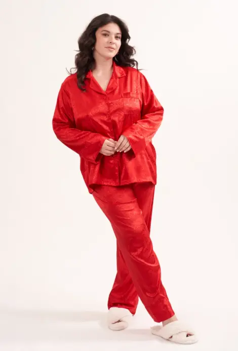 Pyjama femme en satin