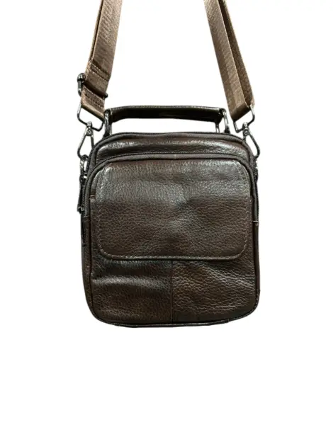 Sac Cuir Homme Multi-poches Sacs business Porté travers - CUIR VERITABLE