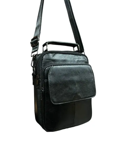 Sac Cuir Homme Multi-poches Sacs business Porté travers - CUIR VERITABLE