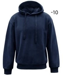 Sweat homme uni à capuche