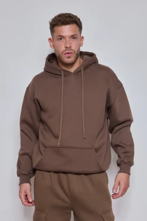 SWEAT HOMME UNI CAPUCHE