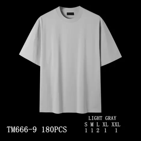 T-shirts uni homme col rond style oversize