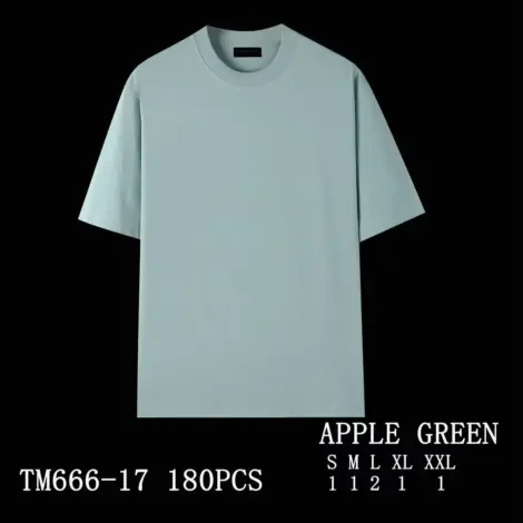 T-shirts uni homme col rond style oversize