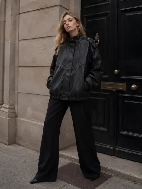 Blouson effet cuir