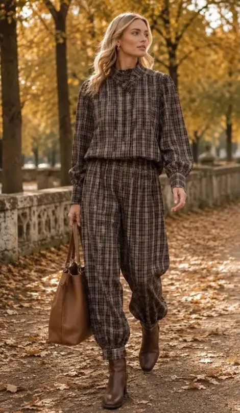 Ensemble blouse et pantalon