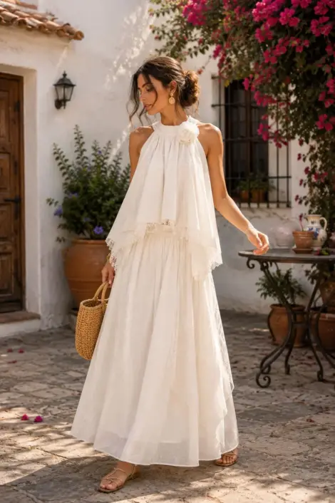 Ensemble dentelle bohème