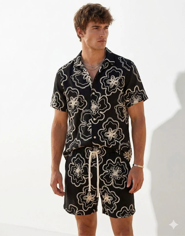 ensemble-lin-homme-chemisette-et-short-fleuris_noir_69fb014976dda