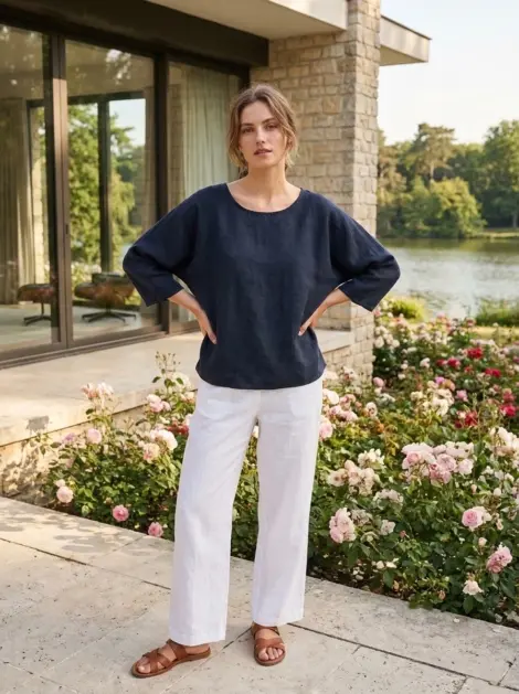 Haut Oversize en Lin