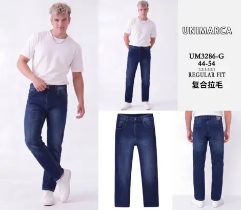 Jean épais bleu REGULAR UNIMARCA