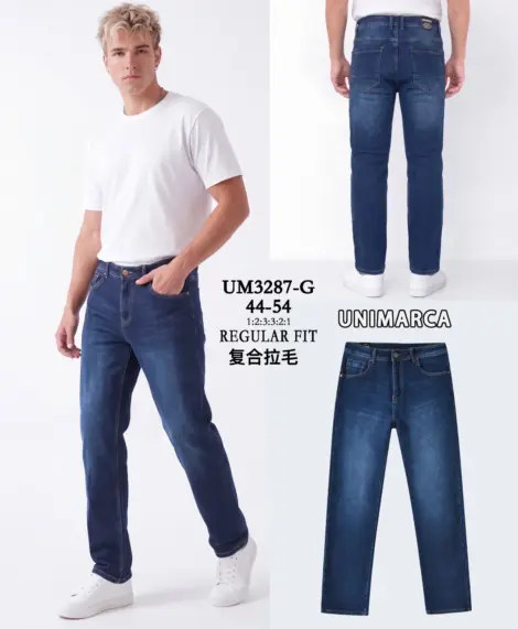 Jean épais bleu REGULAR UNIMARCA