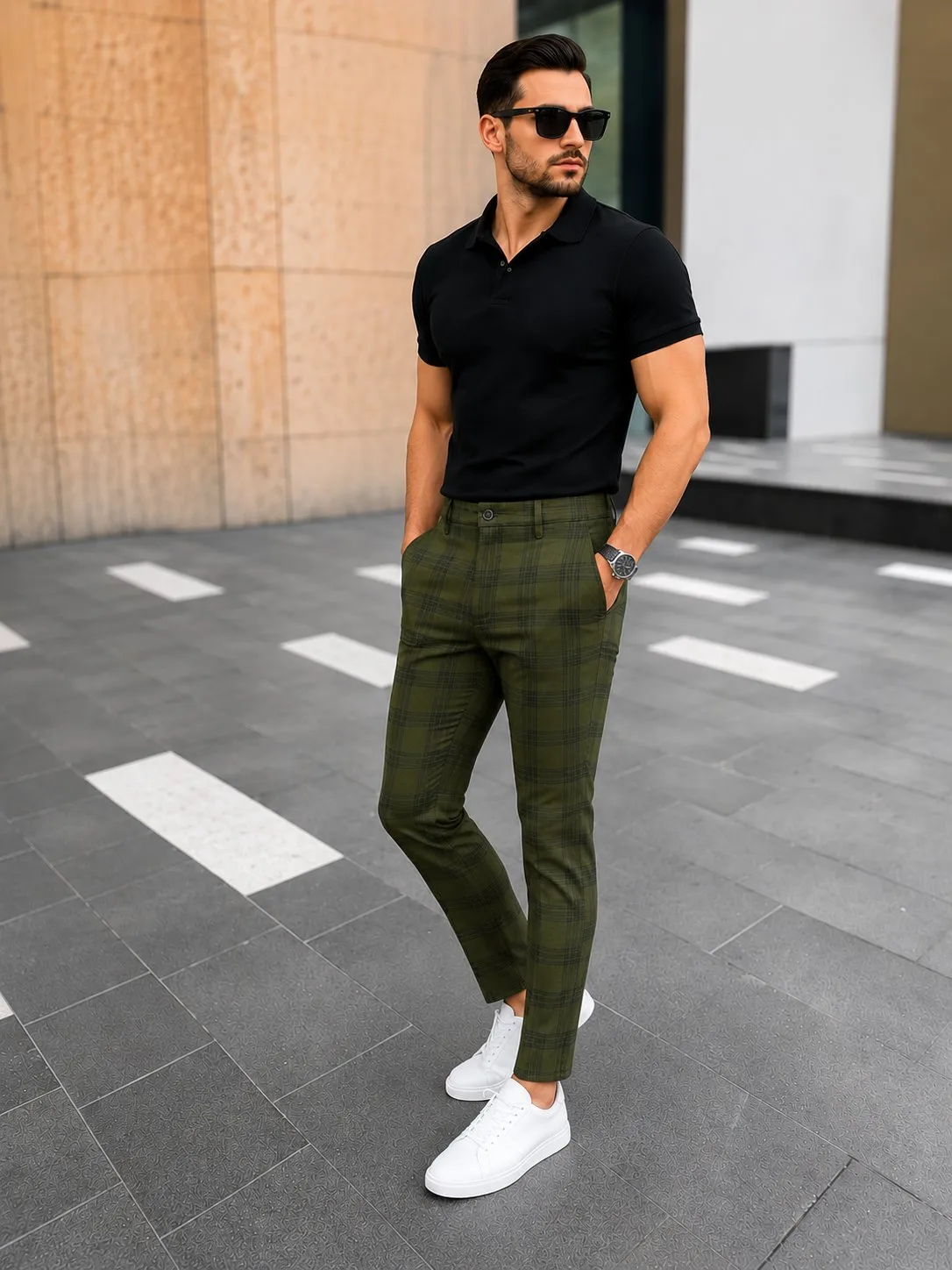 pantalon-carreaux-kaki-slim_vert_69fb4a379fd64-1