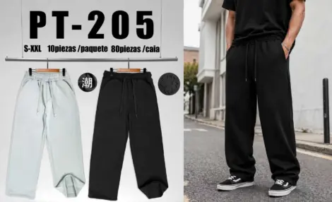 Pantalon jogging baggy fit uni homme avec cordon de serrage