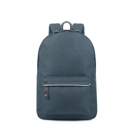 Sac à dos W8186-7 en polyamide garni. cuir de vachette.